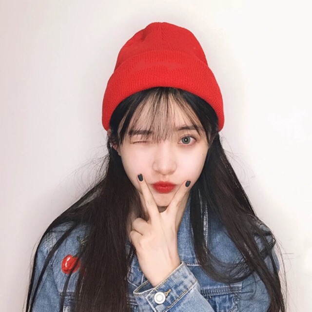 Combo 50 mũ len beanie nhiều màu khách sỉ