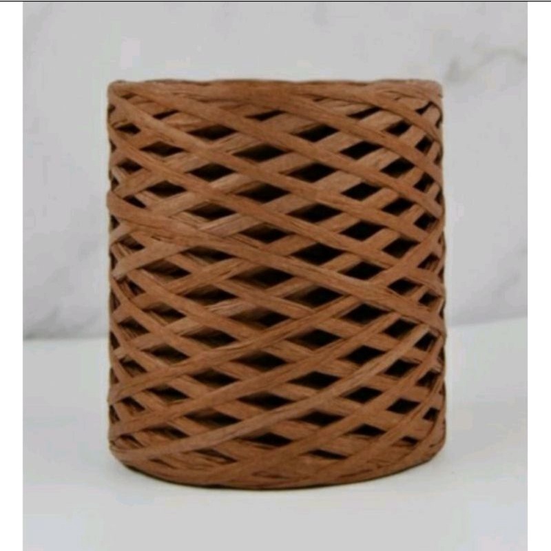sợi cọ Raffia đan móc mũ túi xách