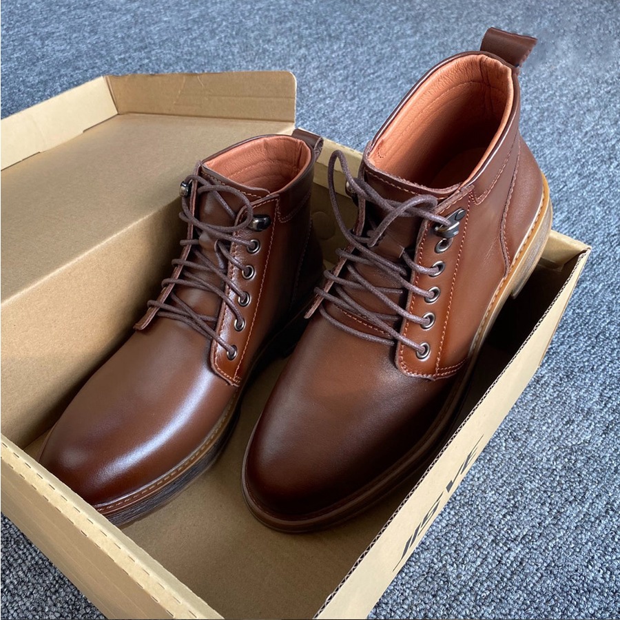 Giày da Nam Cổ Cao Thời Trang Sang Trọng