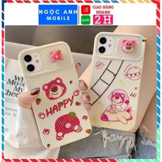 Ốp lưng iphone,auto gấu happy bảo vệ camera 6s/6plus/6splus/7/8/7plus/8plus/x/xs/xsmax/11/11promax/12/12proma
