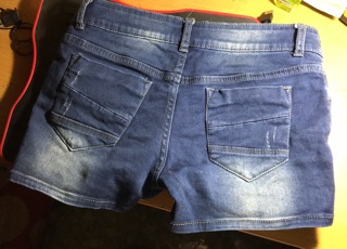 Quần short jeans Lime Orange