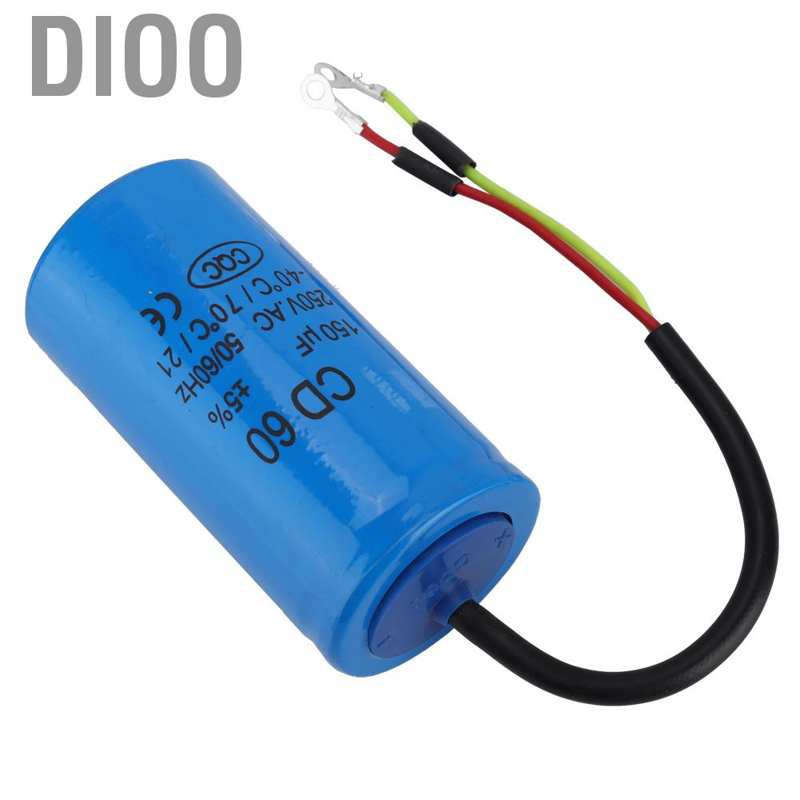Tụ Điện Dio Cd60 250vac 150uf 50 / 60hz Chuyên Dụng