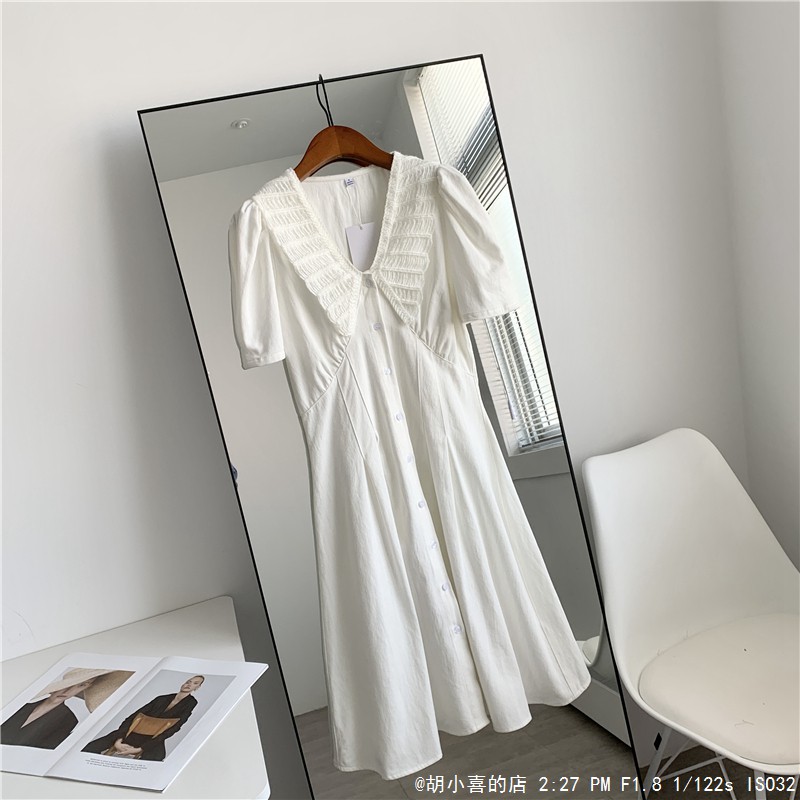 [Mã HANGXINH1 giảm 50k đơn tối thiểu 200k] Váy trắng nữ mẫu mới nhất hàng Quảng Châu loại 1 - V144 (KÈM ẢNH THẬT) | BigBuy360 - bigbuy360.vn