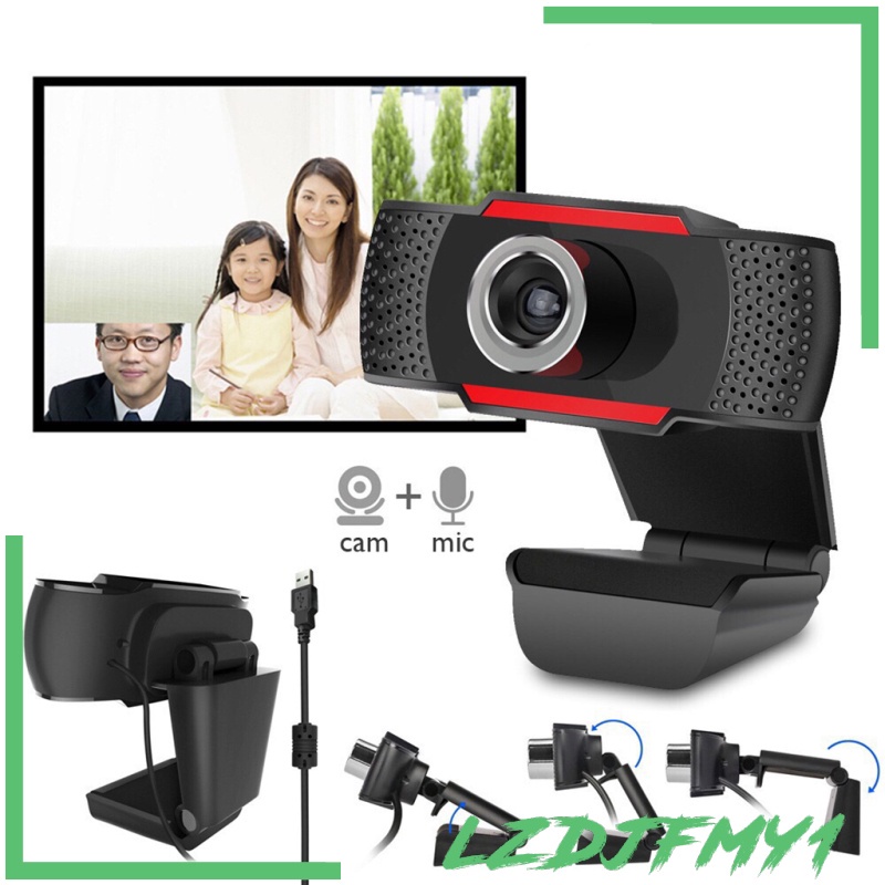 [giá giới hạn] 1 Piece HD Computer Webcam Laptop Desktop PC USB Web Camera with Mic | BigBuy360 - bigbuy360.vn