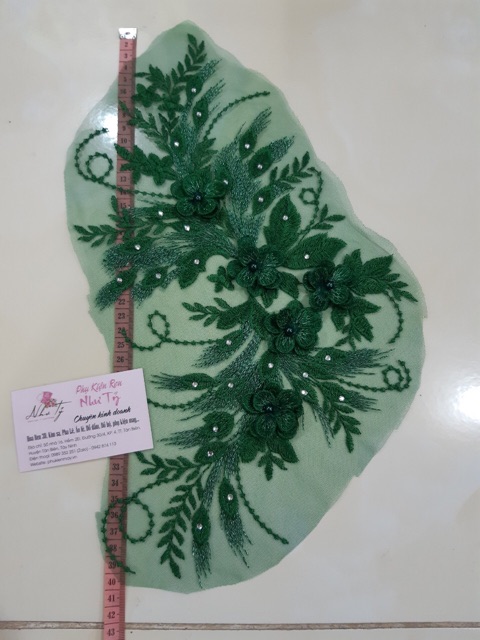 Tấm ren đắp áo 9 màu xinh yêu