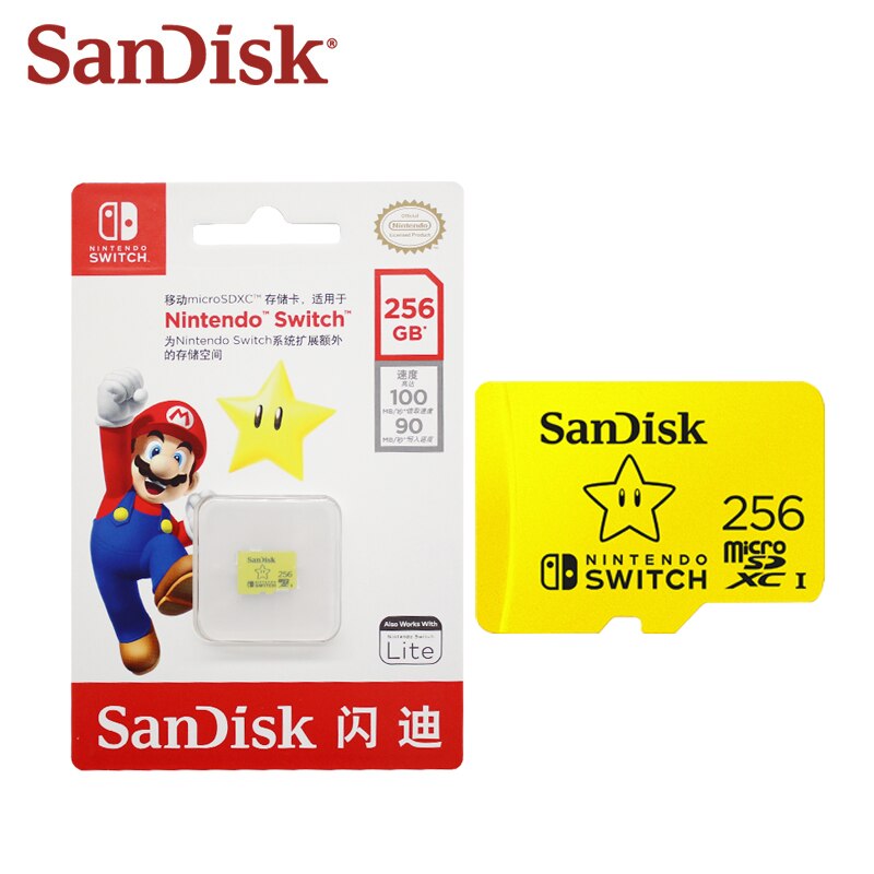 Thẻ Nhớ SANDISK Micro Sd 256gb 128gb 64gb 4k Ultra Hd Tf Cho Nintendo Interrupter | BigBuy360 - bigbuy360.vn