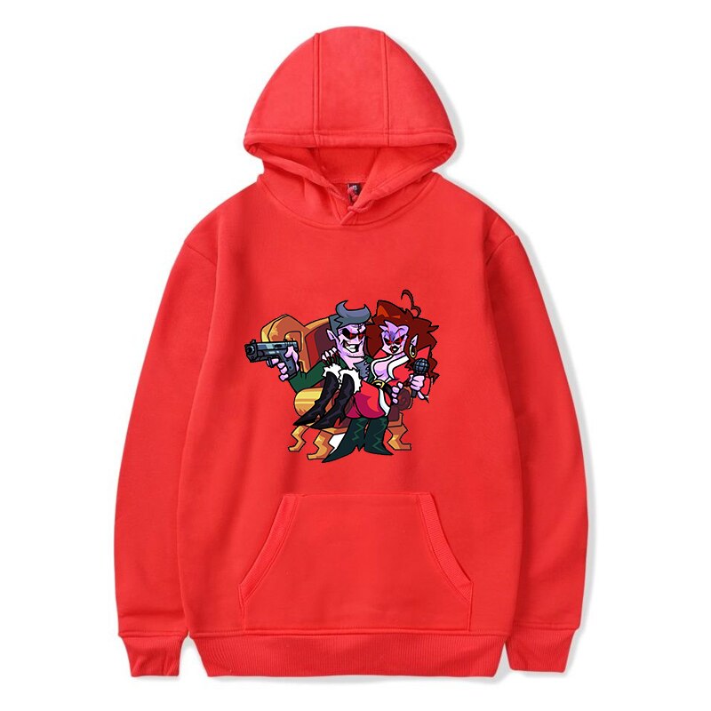 Friday Night Funkin Fashion Fall Cartoon Women Suit Hoodies Leisure Hooded Youthful Hip Hop Punk Style The Hooded Sportswear Men