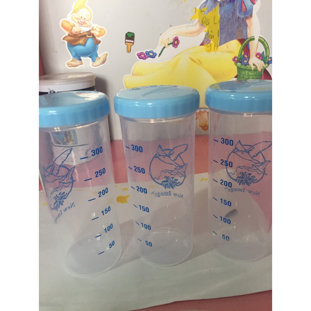 Bình lắc, Bình Nhựa,Cốc Nhựa sữa vạch chia 300 ml | BigBuy360 - bigbuy360.vn