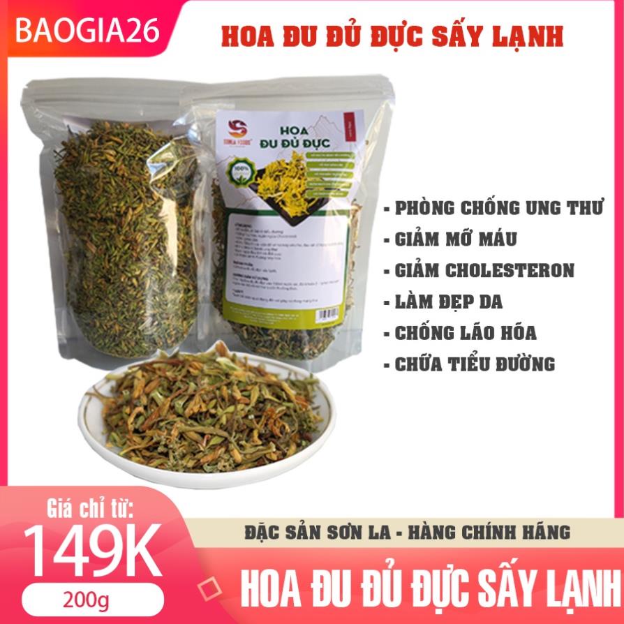 Hoa đu đủ đực Sấy lạnh 200g - Đặc sản Sơn La (Dự án đạt giải nhất cuộc thi khởi nghiệp)