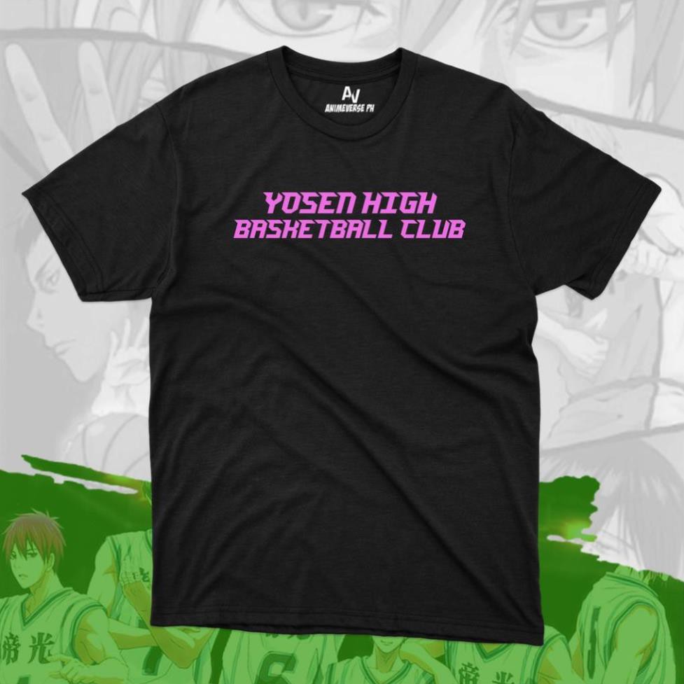 RẺ VÔ ĐỊCH BÁN CHẠY - Áo thun KUROKO NO BASKET - YOSEN BASKETBALL CLUB SHIRT