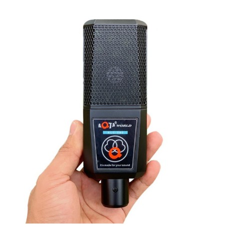 Micro Thu Âm LiveStream Hát Karaoke - Micro AQTA ALC 280 Cao Cấp - Dùng Nguồn 5V và 48V Cực Hay