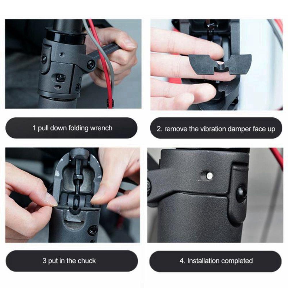 MUVAKO Set 3 / 4 Đệm Cao Su Lắc Phuộc Trước Cho Xe Điện XIAOMI Mijia M36 / M365 Pro