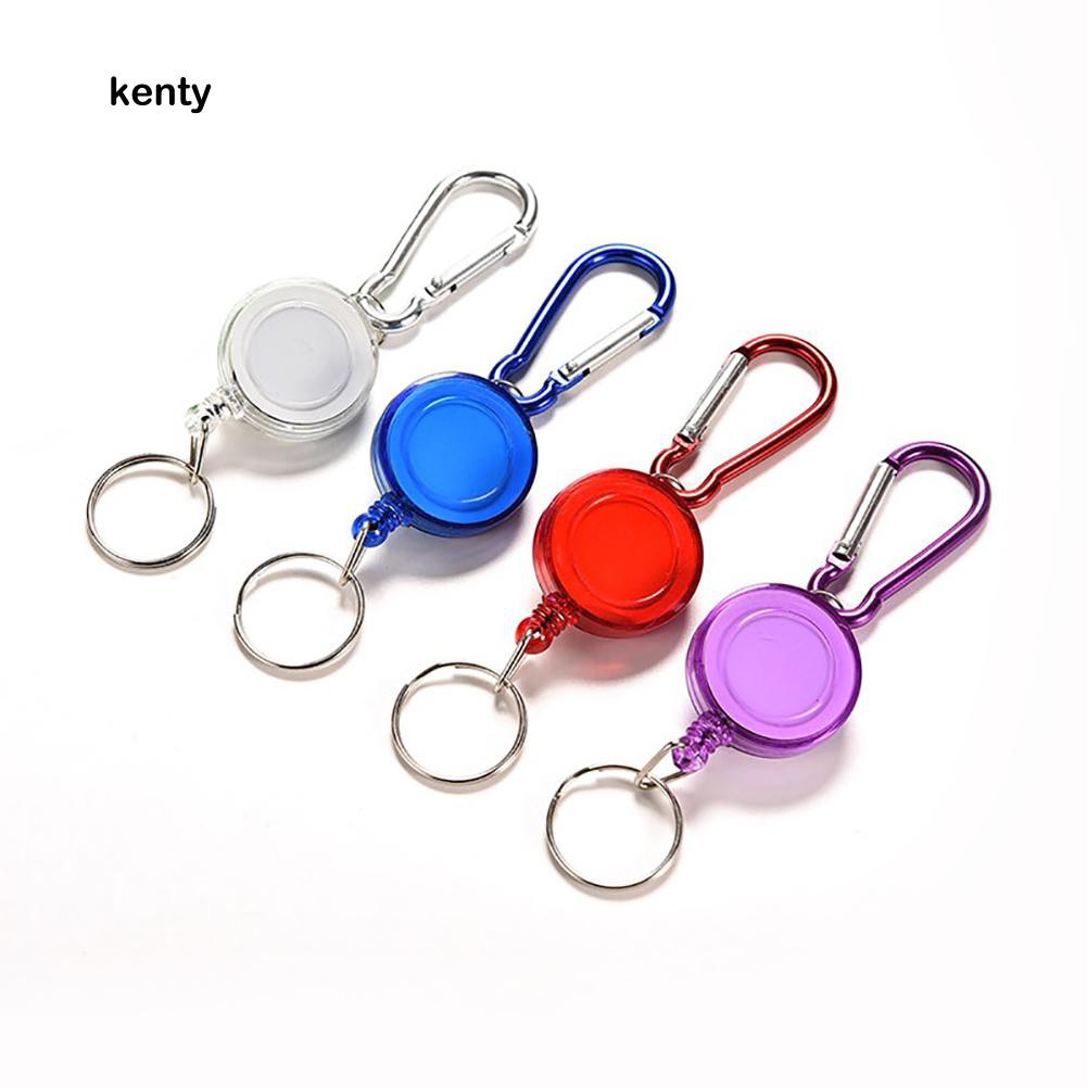 Kt kt kt★Móc Chìa Khóa Có Thể Rút Lại Để Treo Thẻ id Tiện Dụng