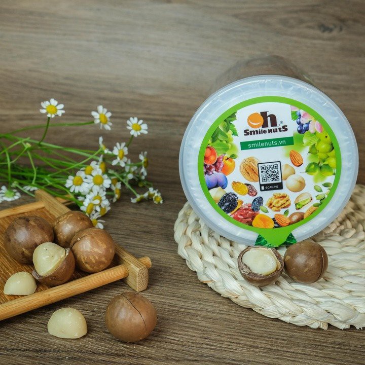 Hạt Macca Úc Nứt Vỏ 500gr
