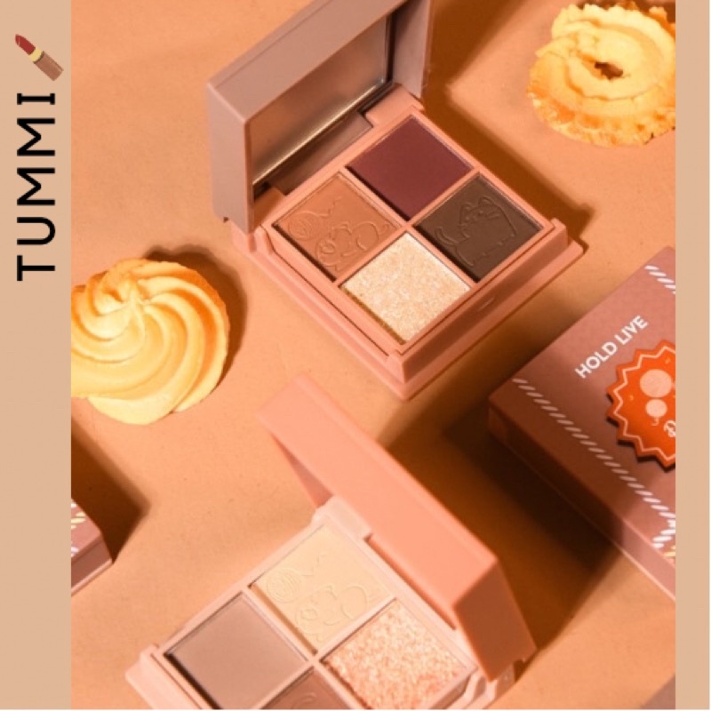 Bảng mắt Holdlive 4 ô - Holdlive Pocket &amp; Knitting Eyeshadow pallette