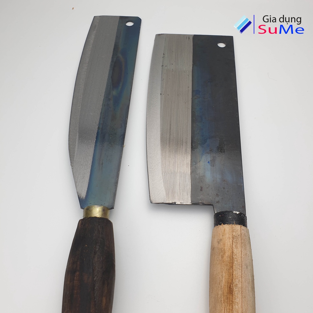 Dao chặt thịt gà làng nghề Đa Sỹ 35 cm, dao thái thịt chặt xương bò heo dừa