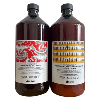 Dầu gội Davines chống rụng tóc Energizing + Dầu xả trường thọ Renewing 1000mlx2