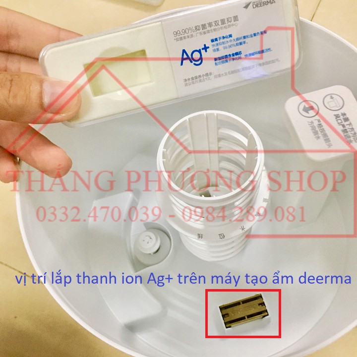 [Mẫu mới nhất hãng Deerma 2020] Thanh ion Ag+ (ion bạc) khử trùng nước và không khí cho máy tạo ẩm (Hàng nhập khẩu)