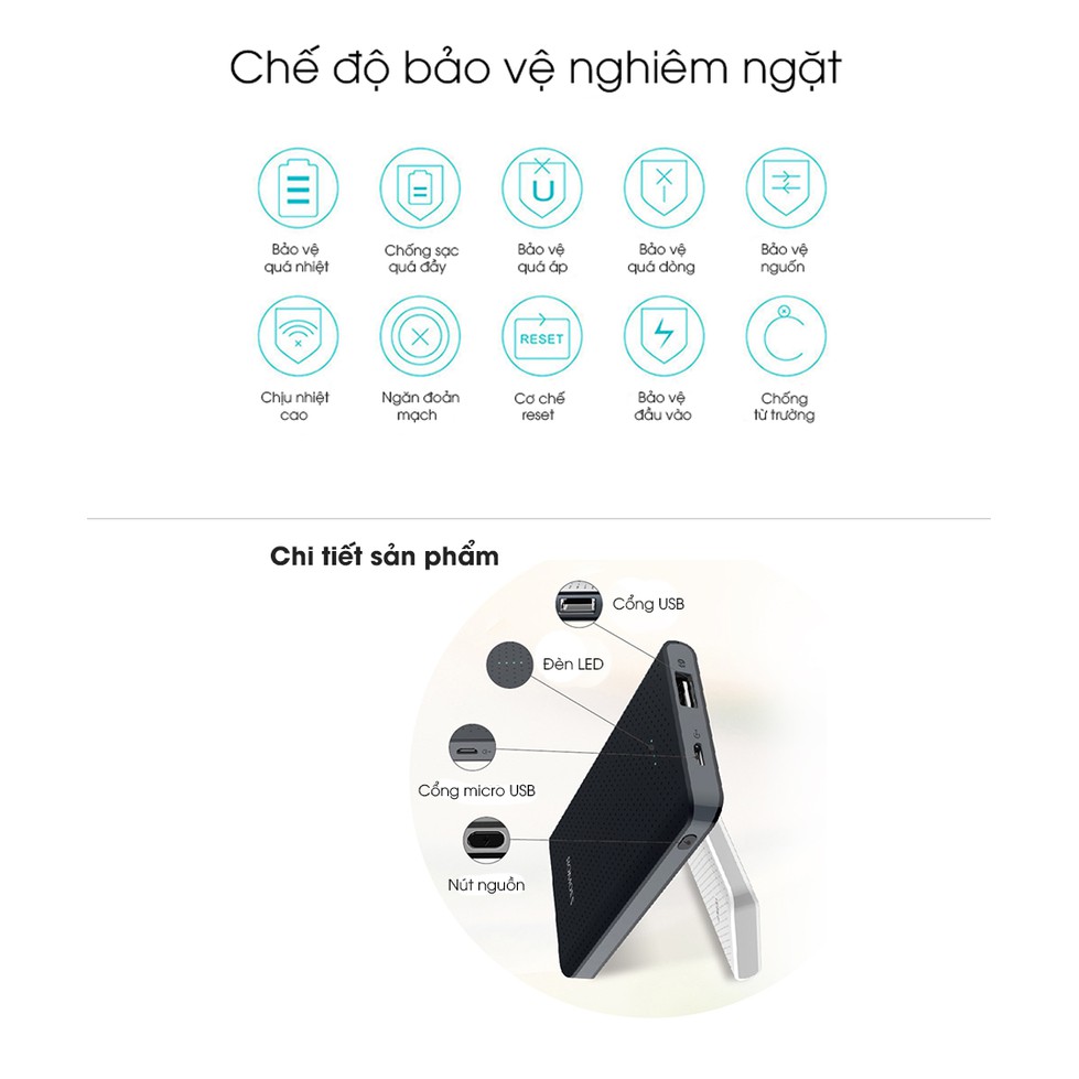 PIN SẠC DỰ PHÒNG ROMOSS SENSE MINI 5000mAh