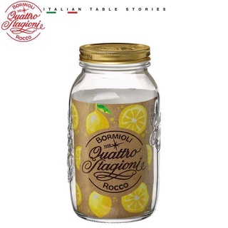 Hũ thủy tinh nắp vặn Quattro 1500ml Bormioli Rocco Italy