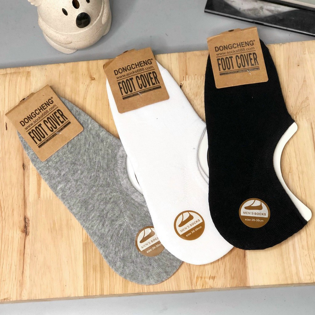 Vớ lười cao cấp dưới mắt cá Nam Nữ chất dày cotton 4 chiều co dãn tốt