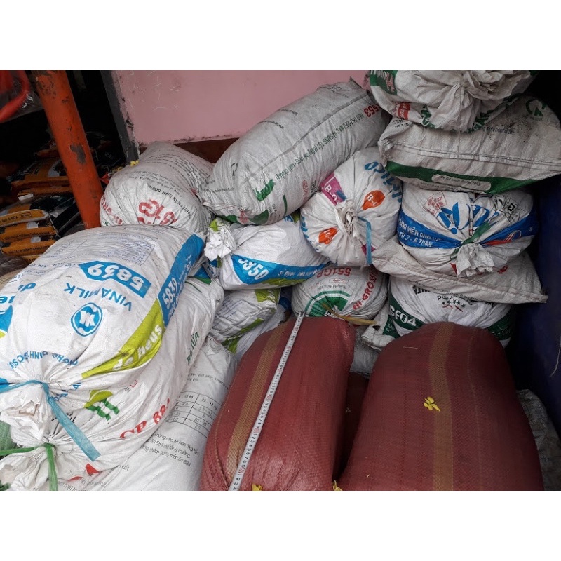 Hỗn Hợp TRO TRẤU TRỘN sẵn : mụn xơ dừa, tro trấu, vỏ trấu, phân bò - bao 15kg để trồng rau, kiểng, cây canh