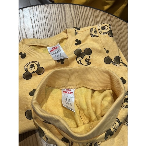 Bộ nỉ Mickey hãng Disney xuất dư