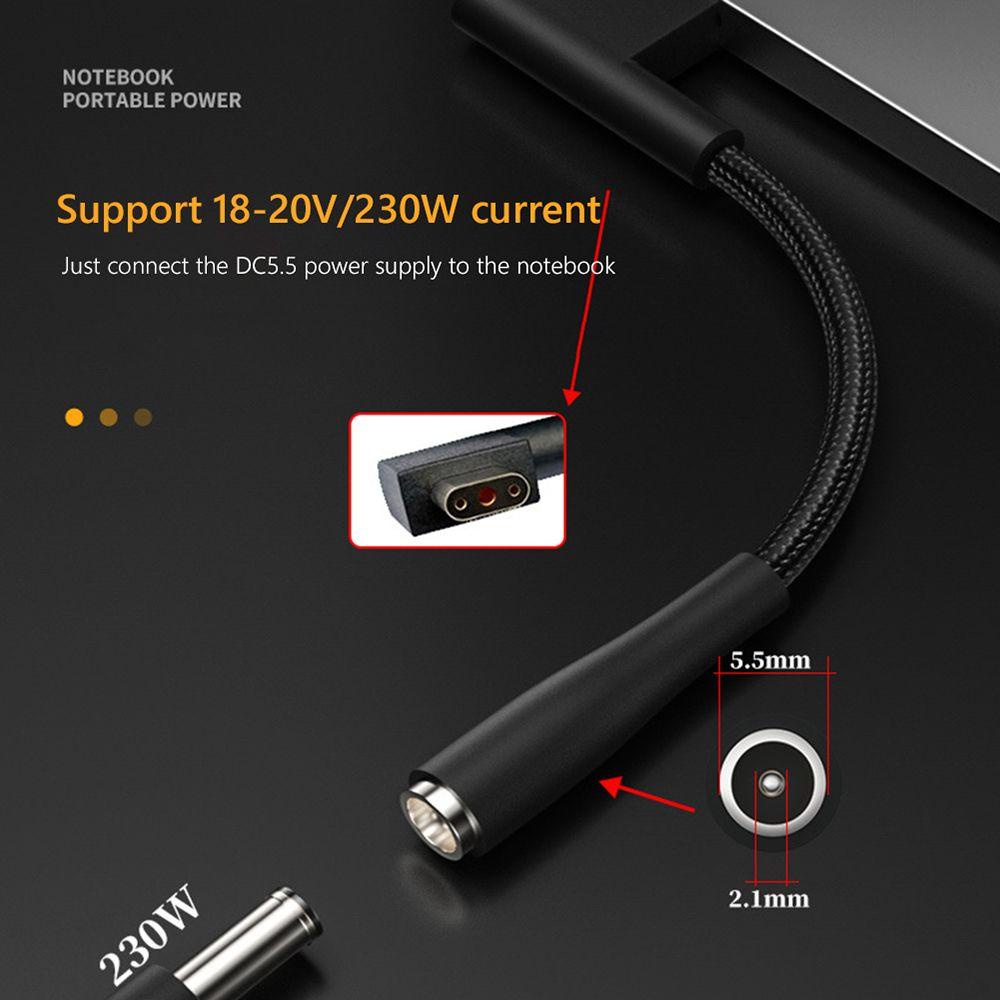 Dây Cáp Nguồn DC5521 DC5525 DC7450 230W Dành Cho Razer Notebook