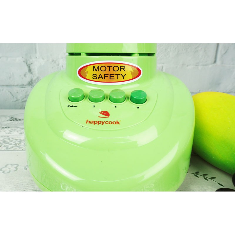 Máy xay sinh tố Happy Cook HCB-150B 1,5 lít xanh lá - hàng chính hãng