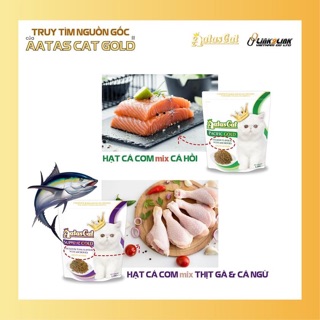 Hạt cá cơm sấy mix 1.2kg Aatas Cat