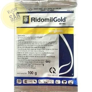 Phòng Trừ Bệnh Cây Trồng Ridomil Gold( 1 gói/100gr) Sương Mai, Thán Thư,Loét Sọc, Chết Nhanh, Đốm Lá.