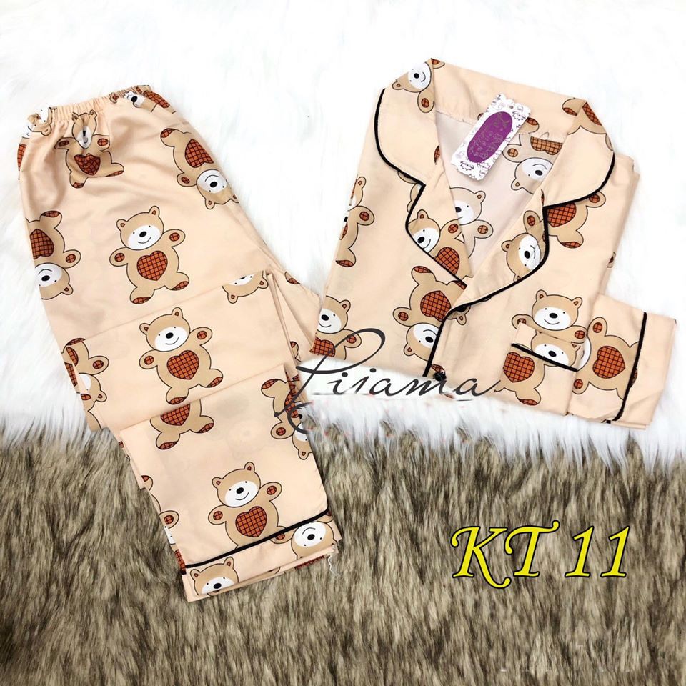 BỘ ĐỒ PIJAMA - VẢI KATE THÁI hàng 40-58kg