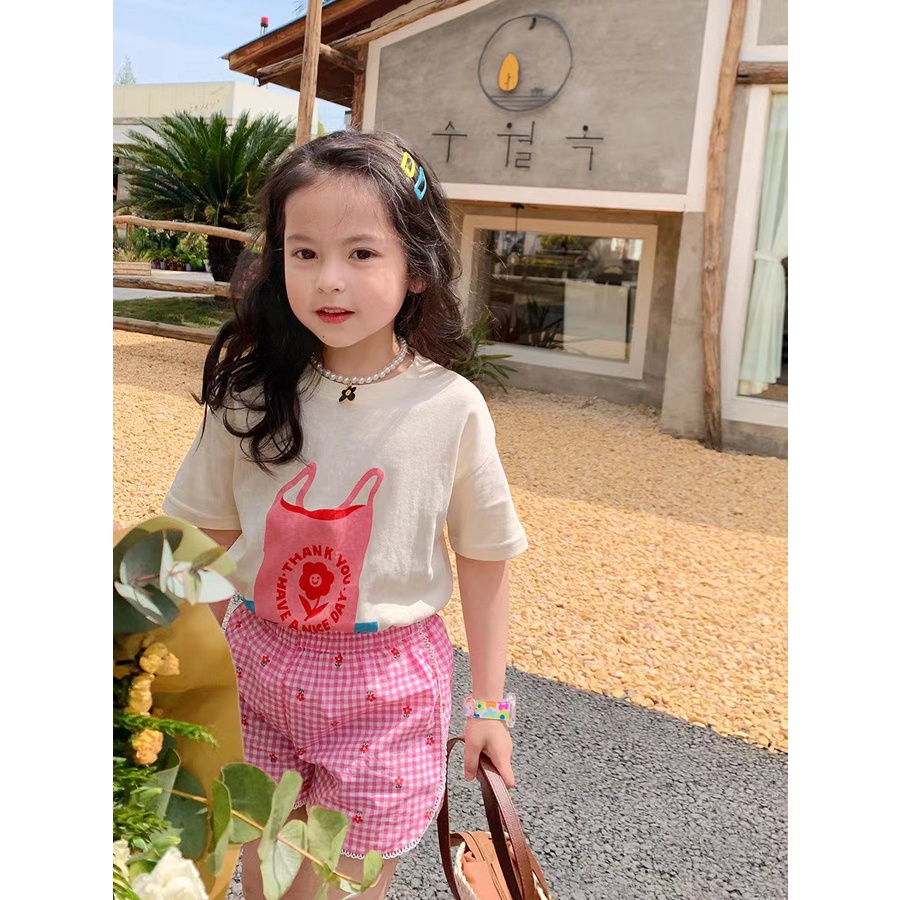 Áo thun cộc tay bé gái Hàng Quảng Châu Cao Cấp