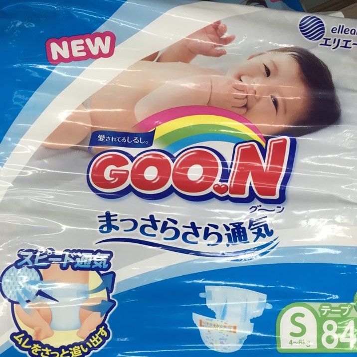 Tã dán/quần GOON Nội Địa Nhật đủ Size NB90, S84, M64, M58, L54, L46, XL40