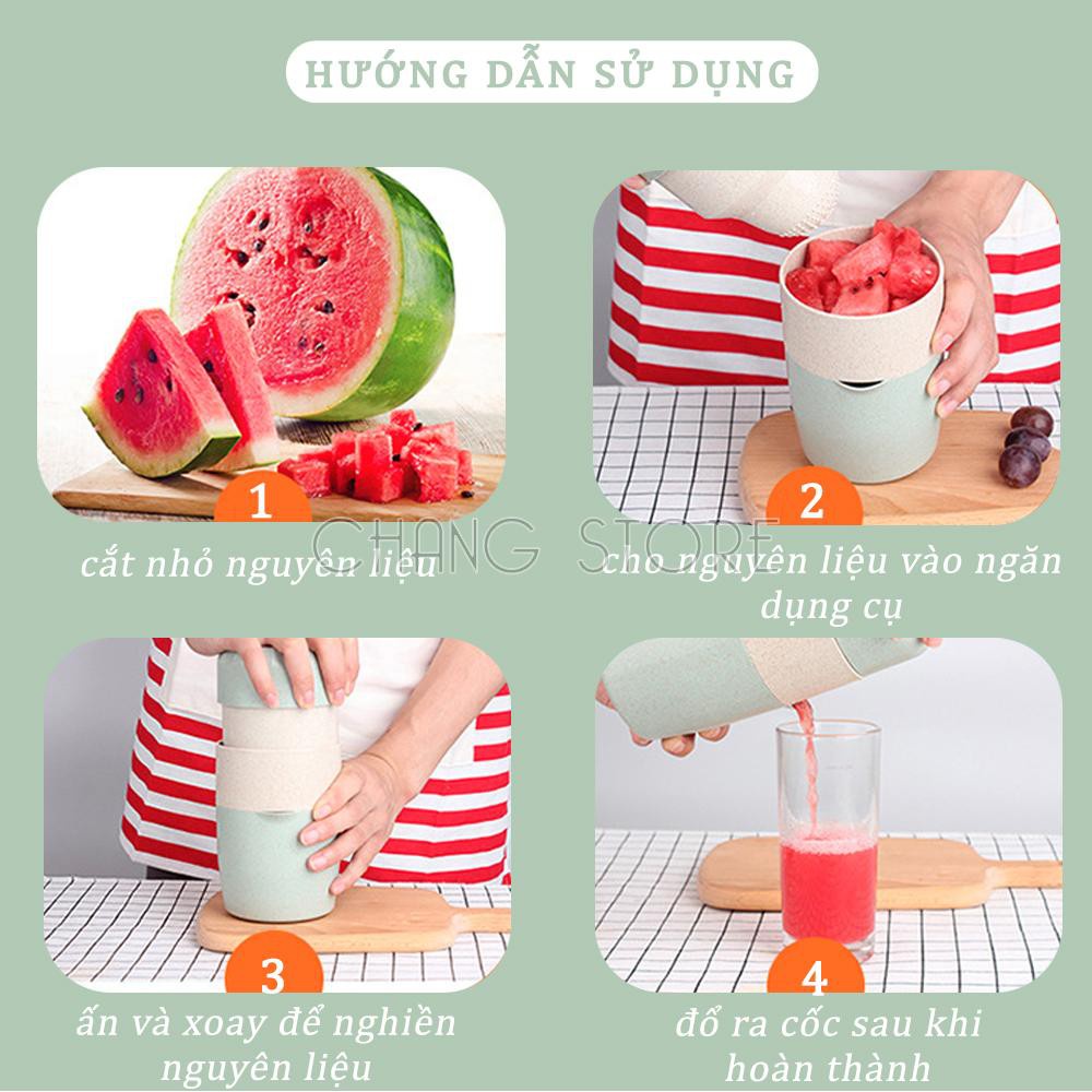 Dụng Cụ Vắt Ép Hoa Quả Bằng Lúa Mạch Kháng Khuẩn