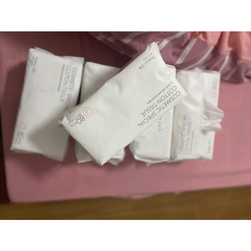 Set 5 gói khăn mặt siêu dai dùng 1 lần Peotik Silk  80c/gói