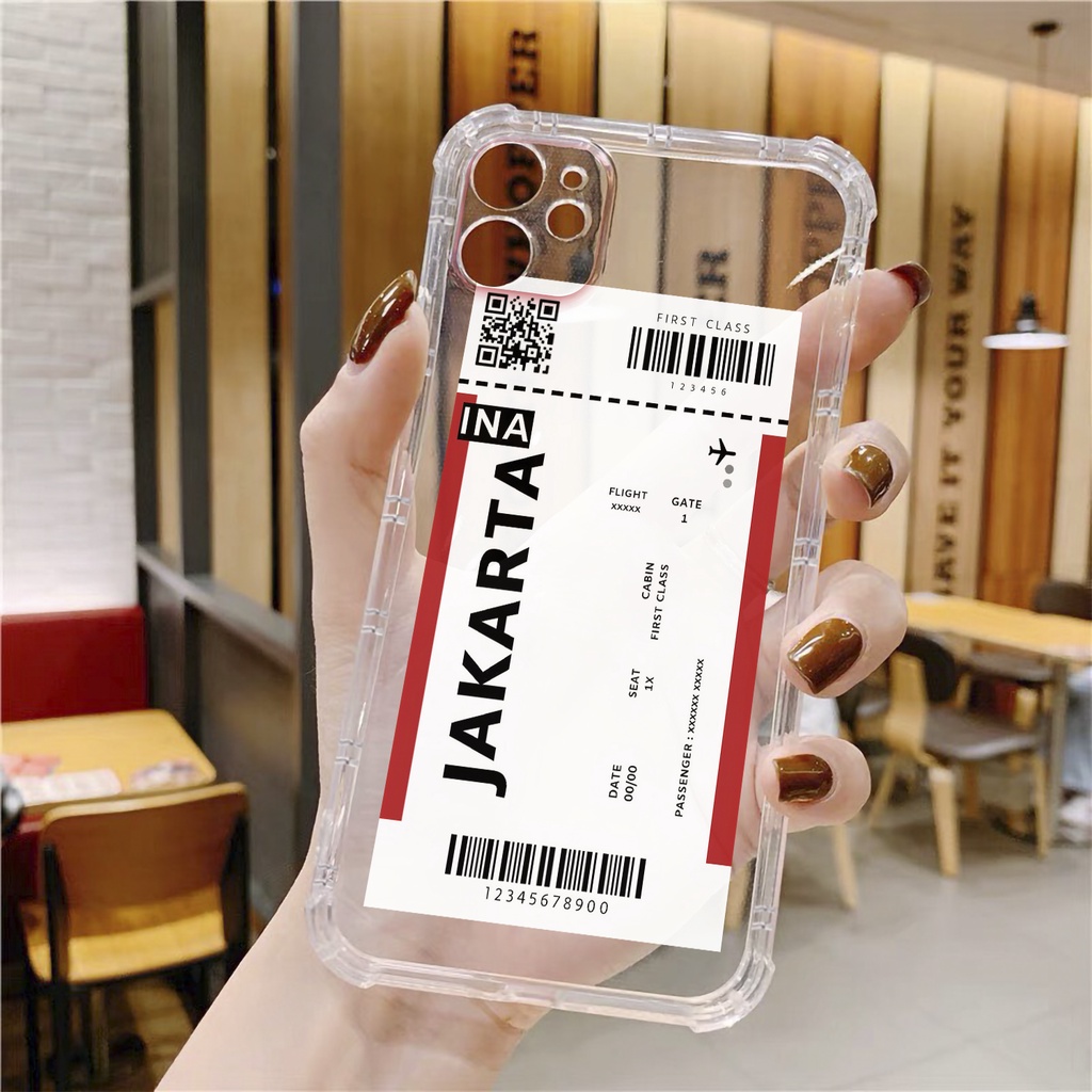 Ốp lưng iphone đôi vé máy bay chống sốc case 15 pro max 15plus 14 13 12 promax 11 mini 6 6s 7 8 plus x xr xs Se