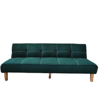 Sofa bed. Ghế giường thông minh. Kích thước 170 x 86 x 38 cm. Màu xanh . Loại 6 chân gỗ