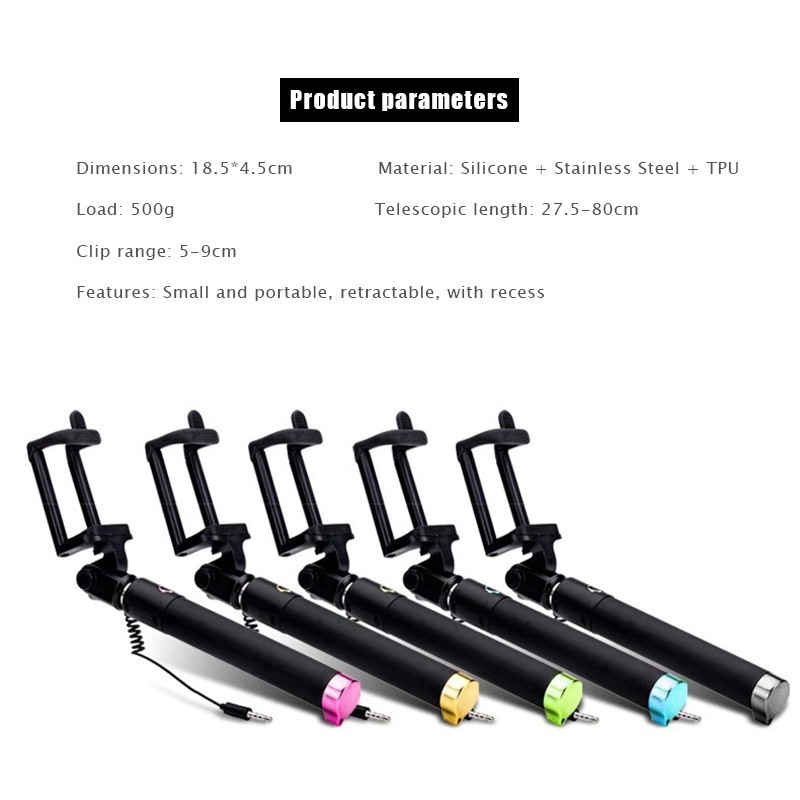 Gậy Chụp Ảnh Selfie Mini Cho Iphone Samsung Xiaomi | BigBuy360 - bigbuy360.vn