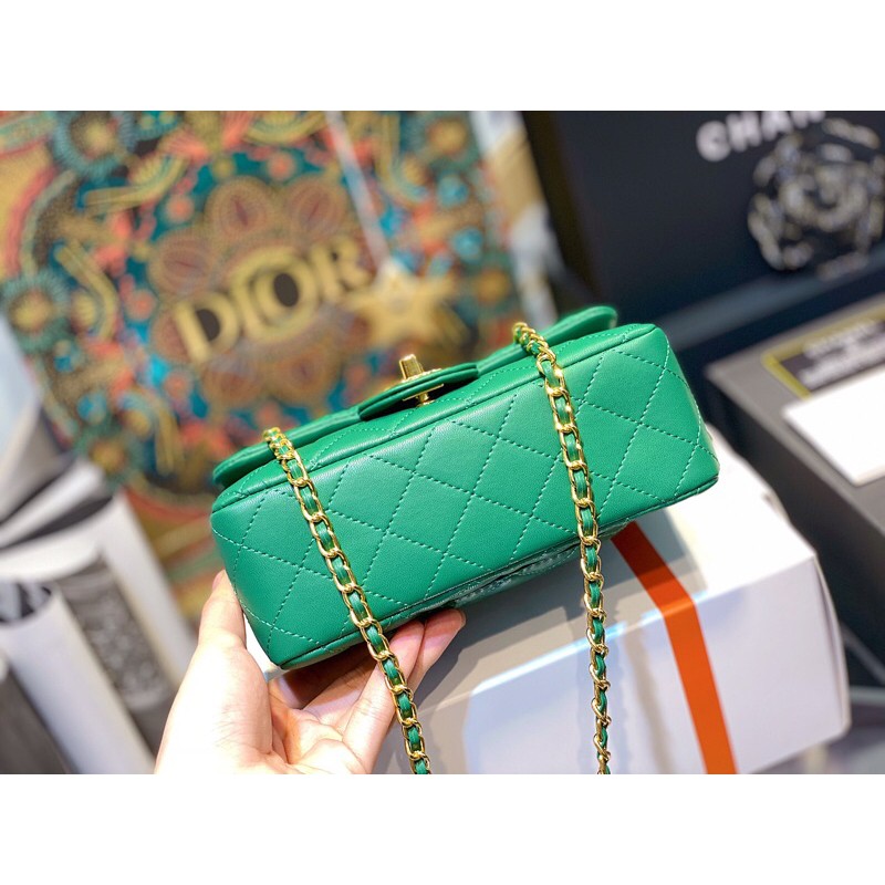 ⚜️ CHA-NEL MINI FLAP BAG WITH TOP HANDLE SP