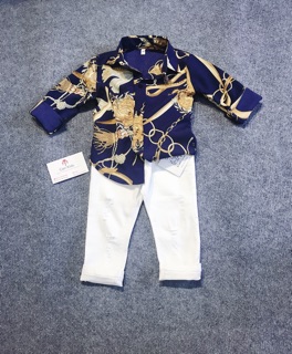 Combo áo sơmi cho bé cari-kids