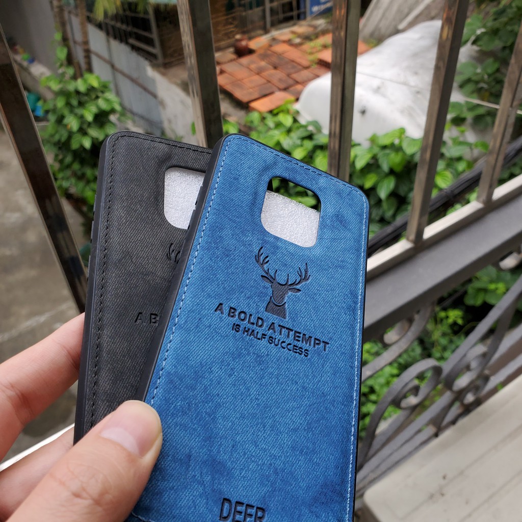 Ốp lưng Xiaomi Redmi 10X 5G chống sốc vải đầu hươu cao cấp