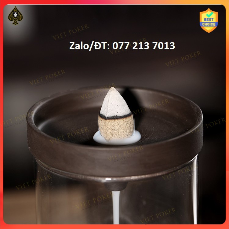Thác khói trầm hương gốm tử sa cao cấp
