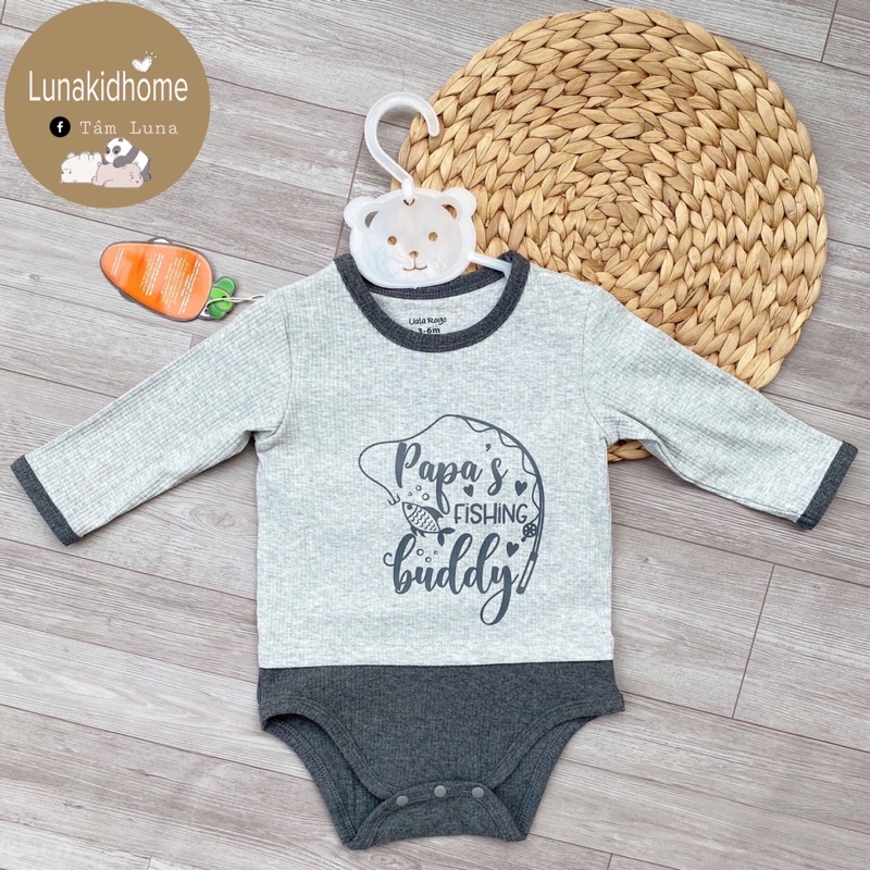 Body chip UALAROGO nỉ cho bé trai, bé gái mềm mịn