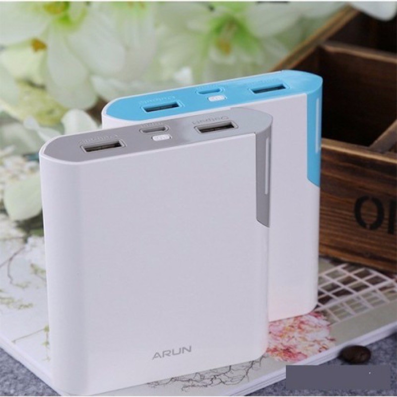 SẠC DỰ PHÒNG ARUN 10400MAH- SẠC TỐI ĐA 3 LẦN