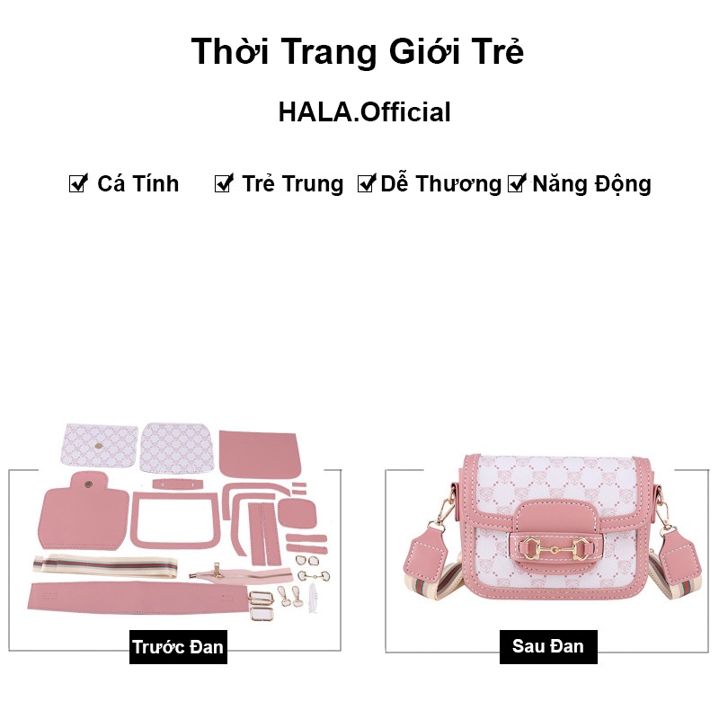 Túi tự đan handmamde nữ HALA túi xách nữ đeo vai thời trang đi chơi cá tính trẻ trung