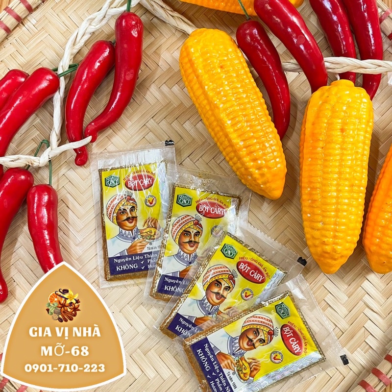 Bột cari Việt Ấn Vianco hiệu Ông Già - gói 3.5gr-10gr