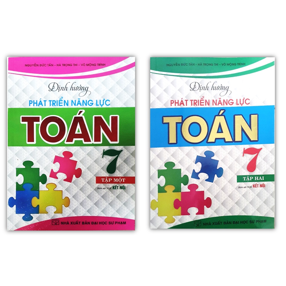 Sách - Combo Định Hướng Phát Triển Năng Lực Toán Lớp 7 -  Tập 1 + Tập 2  ( Kết Nối )