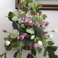 Giỏ hoa trà treo tường
