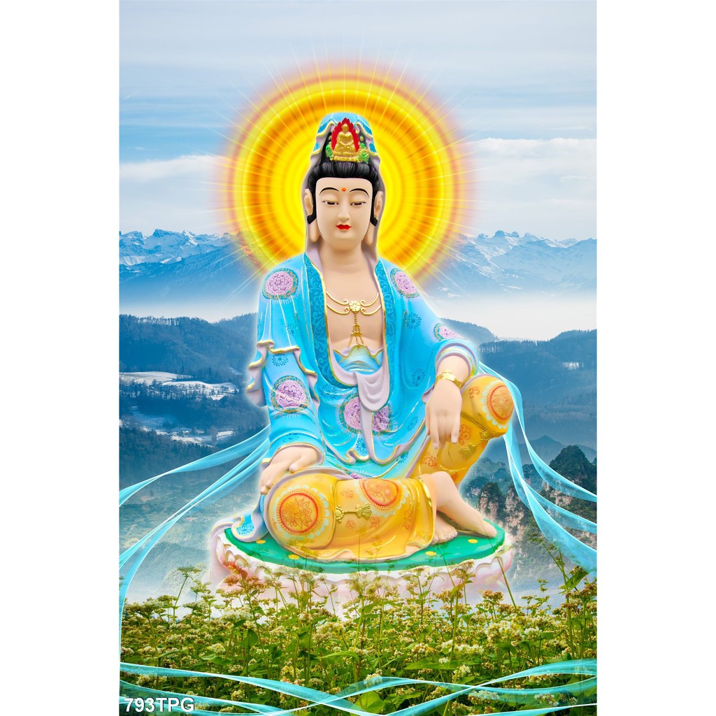 TRANH DÁN TƯỜNG HÌNH PHẬT, TRANH DÁN PHÒNG THỜ, TRANH QUAN ÂM, TRANH THỜ PHẬT